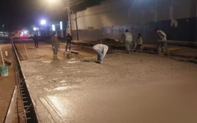 Avanza fundición del segundo tramo de obra vial en la zona 3 de Quetzaltenango