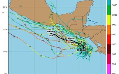 Sistema de baja presión amenaza con convertirse en depresión tropical y activar un temporal el lunes