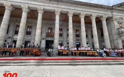 Quetzaltenango celebra ensamble de marimbas con jóvenes talentos de Baja Verapaz
