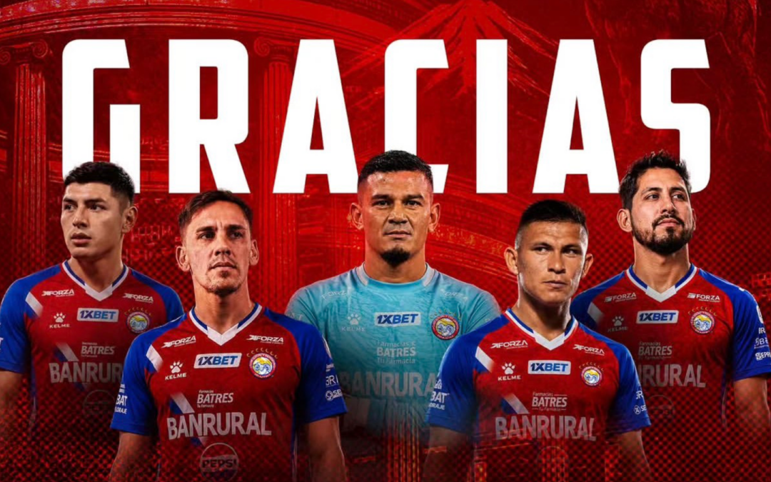 Xelajú MC anuncia la salida de cinco futbolistas de su plantel mayor