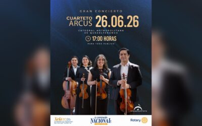 Quetzaltenango inaugura la IX Convención Rotaria Nacional con concierto gratuito en la Catedral