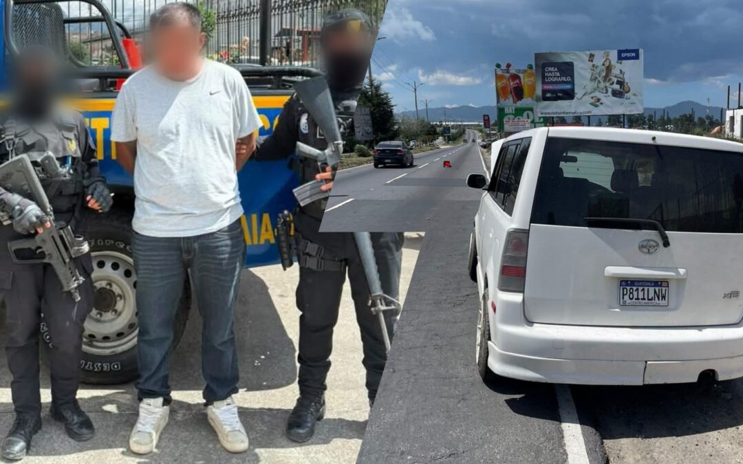Capturan a presunto distribuidor de sustancias ilícitas en Salcajá, Quetzaltenango
