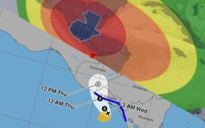 Tormenta tropical Cristina provocará fuertes lluvias en el país durante las próximas 48 horas