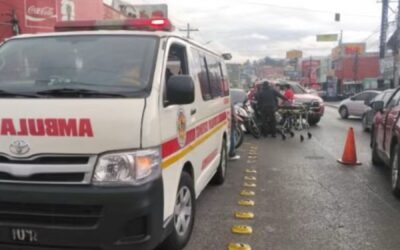 Accidente de tránsito en sector La Marimba deja personas lesionadas