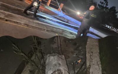 Accidente de transporte pesado provoca daños en red eléctrica y cortes de energía en zona 2, 5 y Cantel