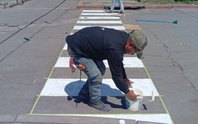 PMTQ realiza trabajos de señalización en la 29 avenida de Los Trigales.