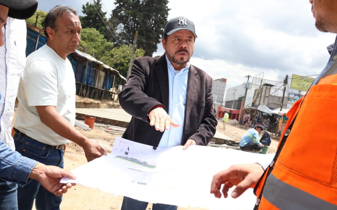 Alcalde supervisa avances en mejoramiento de la 7ª calle de zona 3.