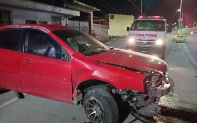 Daños materiales deja accidente en km 197 de autopista Los Altos.