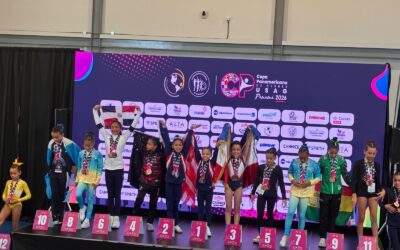 Quetzaltecos brillan en Copa Panamericana de Gimnasia en Panamá.