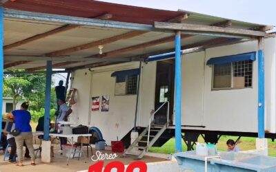 Colapsa puesto de salud móvil en Retalhuleu.