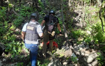 Localizan cuatro fusiles en zona montañosa de Huehuetenango.