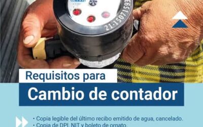 Anuncian detalles de cambio de medidor de agua potable