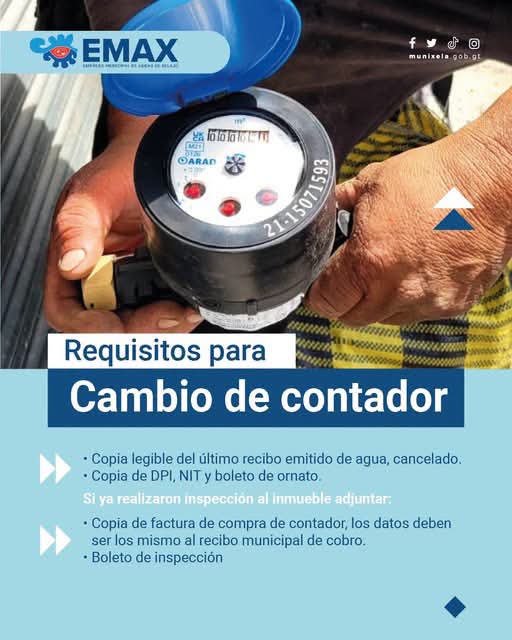 Anuncian detalles de cambio de medidor de agua potable