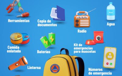 Conred recomienda preparar mochila de las 72 horas para afrontar emergencias