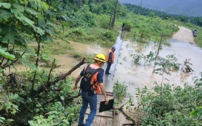 Conred informa que cuatro ríos superan nivel de alerta en Guatemala