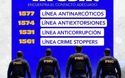 PNC fortalece lucha contra el crimen organizado e invita a denunciar