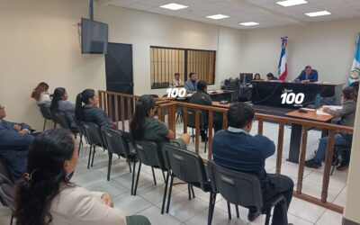 Audiencia en Quetzaltenango con contra de sindicado de muerte de Henry Estuardo Otuc Gómez