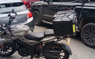 Accidente de tránsito cerca del parque Bolívar de Quetzaltenango