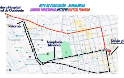 Cierre vial temporal por carrera paralímpica
