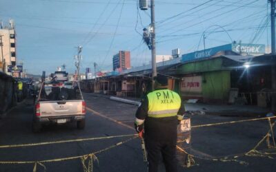 Cierre vehicular temporal en la zona 3 de Quetzaltenango
