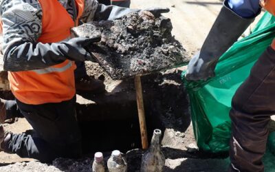 Obstrucción de tubería principal de drenaje en la zona 9 de Quetzaltenango