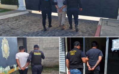 Capturan a tres personas por estafa y delitos sexuales en Quetzaltenango, Quiché y Jutiapa