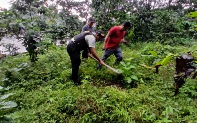 PNC se une a jornada de reforestación en Colomba Costa Cuca.