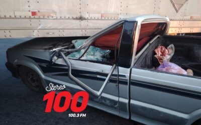 Accidente de tránsito en CA-2 deja un herido en Monte Blanco, San Sebastián.