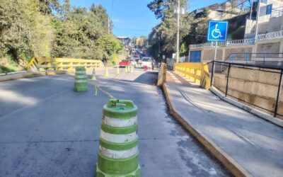 Cierre parcial en cantón Chitux por trabajos de limpieza municipal.