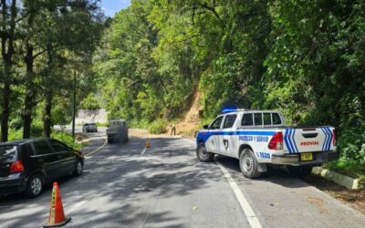 PROVIAL ha atendido 57 emergencias viales en lo que va del invierno 2026.
