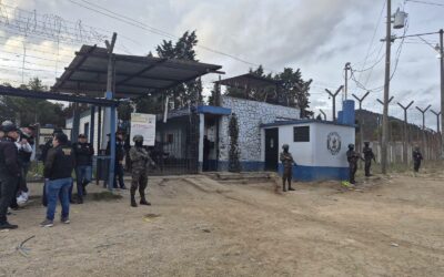 Realizan requisa interinstitucional en la Granja de Rehabilitación Cantel, Quetzaltenango.