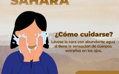 Polvo del Sahara puede afectar la calidad del aire y generar molestias respiratorias