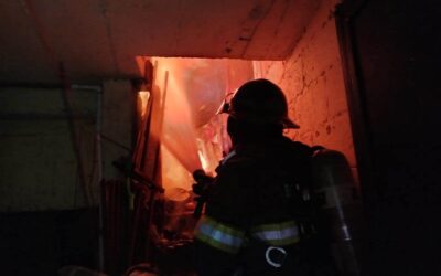 Incendio estructural en la colonia La Limonada, zona 5 de Guatemala