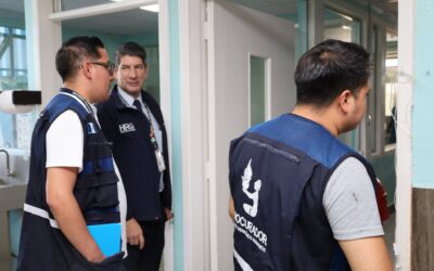 Personal de PDH supervisa hospital en Quetzaltenango