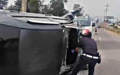 Accidente de tránsito deja un herido en San Cristóbal, Totonicapán