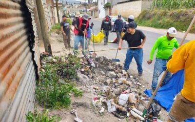 Retiran 15 toneladas de residuos desde el puente Los Batanes hasta la Bóveda de Chiquilajá
