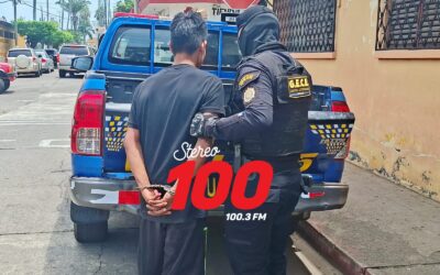 PNC captura a alias «Moreno» quien tiene varios antecedentes