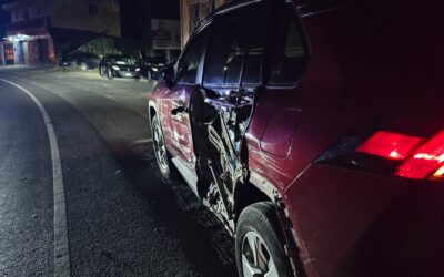 Accidente de tránsito en la ruta entre Cuatro Caminos y Totonicapán