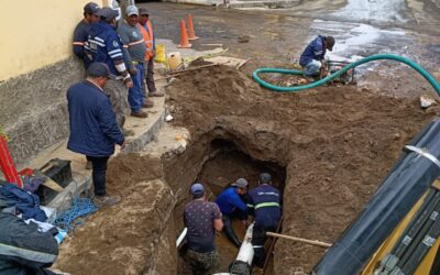 EMAX finaliza trabajos en red de agua potable en zona 1 de Xela