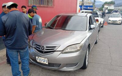 Accidente de tránsito en la zona 8 de Quetzaltenango
