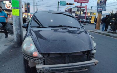 Accidente de tránsito en la zona 3 de Xela