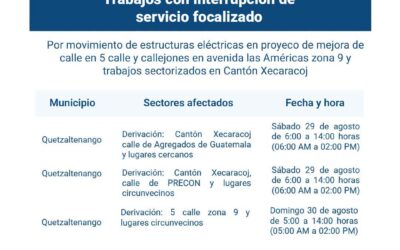 EEMQ anuncia suspensión de energía eléctrica