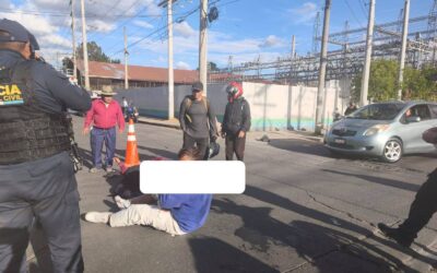 Accidente de tránsito en la zona 3 de Quetzaltenango deja un herido