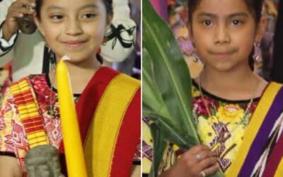 Presentan a candidatas a Pequeña Flor del Pueblo de Quetzaltenango