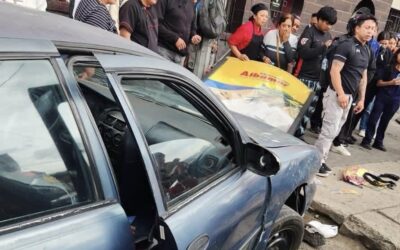 Hombre pierde una pierna tras ser atropellado en zona 3 de Xela.