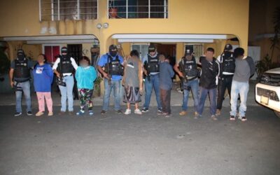 PNC libera a mujer de 54 años que había sido secuestrada en San José Pinula y captura a 6 presuntos integrantes del Barrio 18.