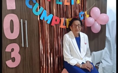 Gumercinda Cifuentes, quien vive en Quetzaltenango, celebra 103 años