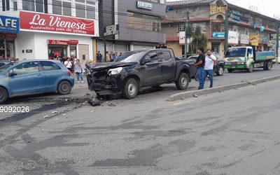 Accidente de tránsito en la zona 8 de Quetzaltenango
