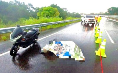 Una persona fallece tras ser alcanzada por un rayo en la carretera a Santo Domingo Suchitepéquez.