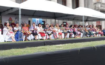 Caminata y presentación de candidatas a Flor Nacional del Pueblo Maya